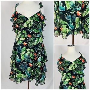Sanctuary NWT Size XL Tropical Print Dress